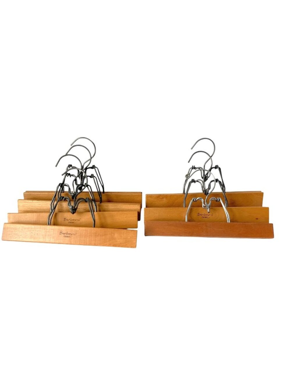7 Vintage Wood Hangers For Pants Skirts Wooden Hanger Baribocrat